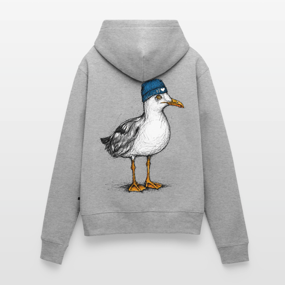 Original Hauk - Frauen Premium Hoodie - Grau meliert