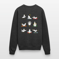 Yoga Möwen - Unisex Premium Pullover - Anthrazit meliert