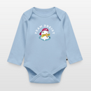 Team Dreist - Baby Bio-Langarm-Body - Hellblau