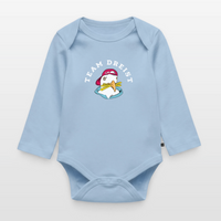 Team Dreist - Baby Bio-Langarm-Body - Hellblau