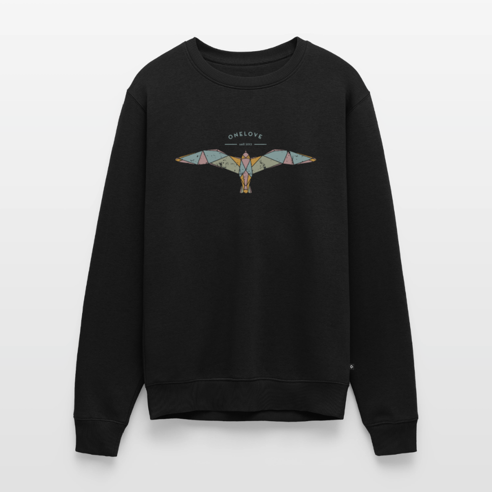 Vintage Möwe - Unisex Premium Pullover - Schwarz