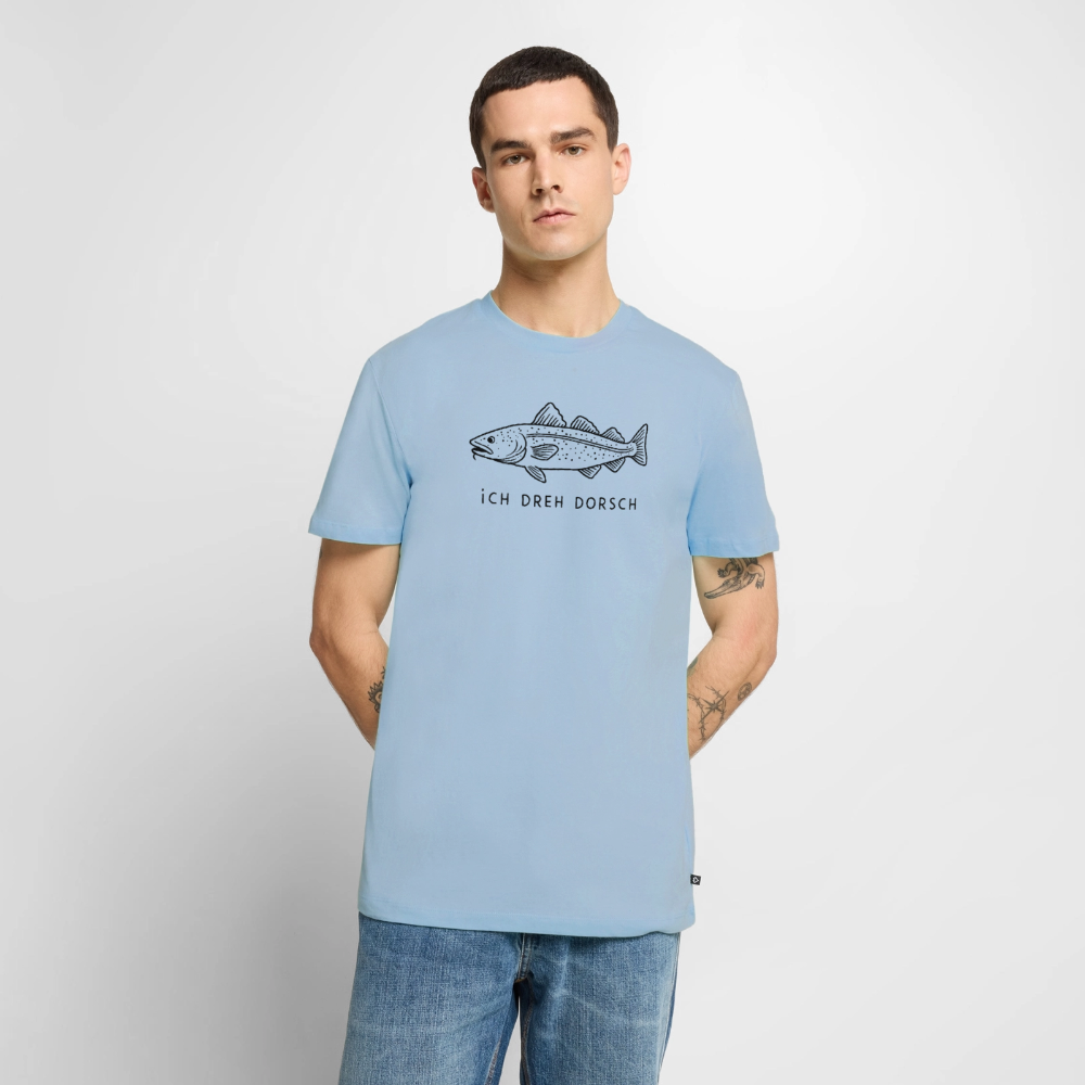 Ich dreh Dorsch - Unisex Premium T-Shirt - Hellblau