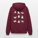 Yoga Möwen - Unisex Premium Hoodie - Burgunderrot