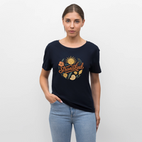 Strandkind -  Relaxed Frauen Bio-T-Shirt - Navy