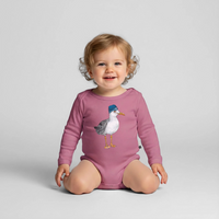 Hauk Original - Baby Bio-Langarm-Body - Mauve