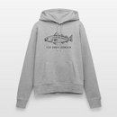 Ich dreh Dorsch - Frauen Premium Hoodie - Grau meliert