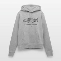 Ich dreh Dorsch - Frauen Premium Hoodie - Grau meliert