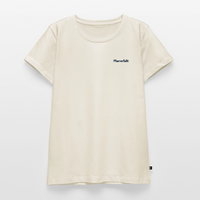 Meerverliebt Stick - Frauen Premium T-Shirt - Naturweiß