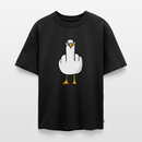 F**k You Möwe - Unisex Premium Oversized Bio T-Shirt - Schwarz