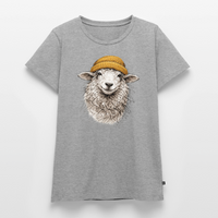 Schaf - Frauen Premium T-Shirt - Grau meliert