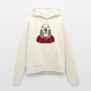 Möwe allein Zuhaus - Frauen Premium Hoodie - Naturweiß