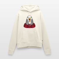 Möwe allein Zuhaus - Frauen Premium Hoodie - Naturweiß