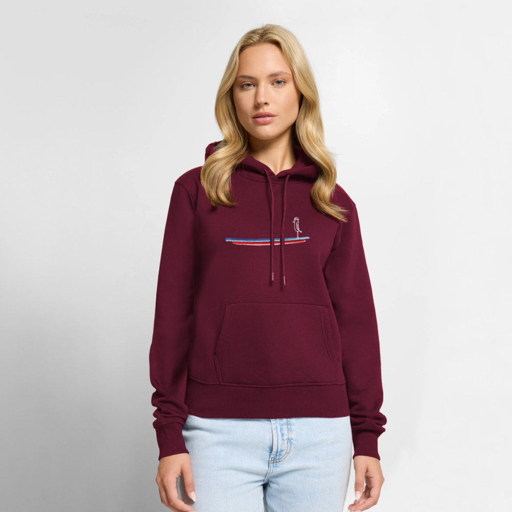 Piepmatz - Frauen Premium Hoodie - Burgunderrot