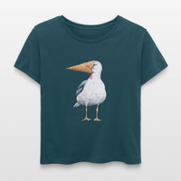 Eisvogel - Relaxed Frauen Bio-T-Shirt - Dunkles Petrol