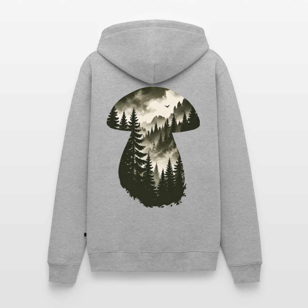 Into the Woods - Unisex Premium Hoodie - Grau meliert