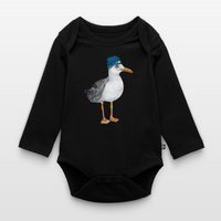 Hauk Original - Baby Bio-Langarm-Body - Schwarz