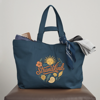 Strandkind - Recycelte Shopping Bag - Tiefes Teal 