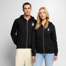 Eisvogel - Unisex Premium Kapuzenjacke - Schwarz