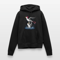 Dancing Möwe - Frauen Premium Hoodie - Schwarz