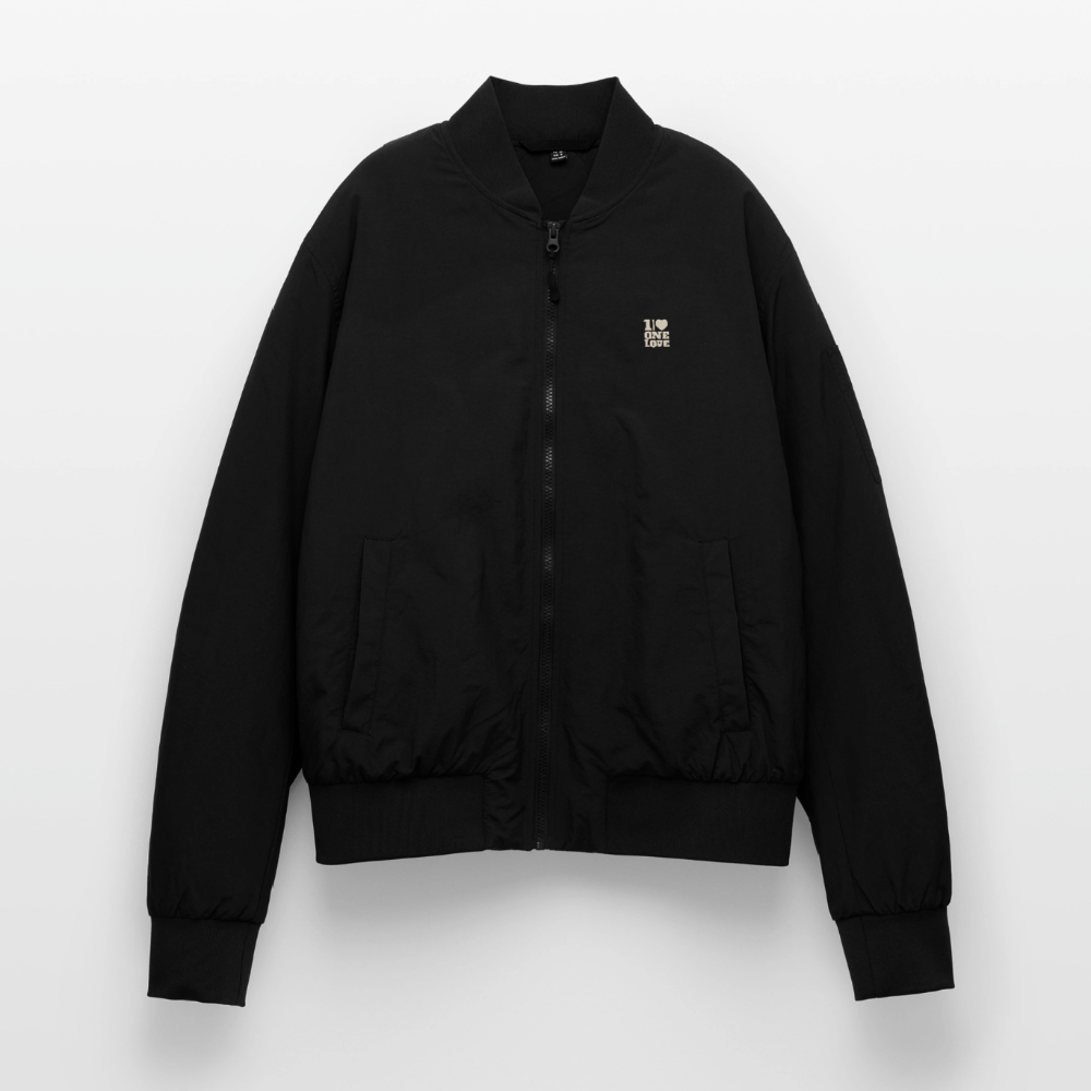 Meerverliebt - Unisex Bomberjacke - Schwarz