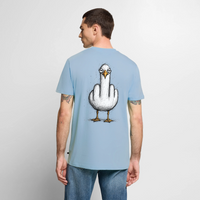 F**k You Möwe - Unisex Premium T-Shirt - Hellblau