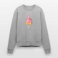 F**k You Eis - Frauen Premium Pullover - Grau meliert