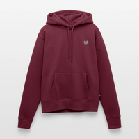 Wellenherz Stick - Frauen Premium Hoodie - Burgunderrot