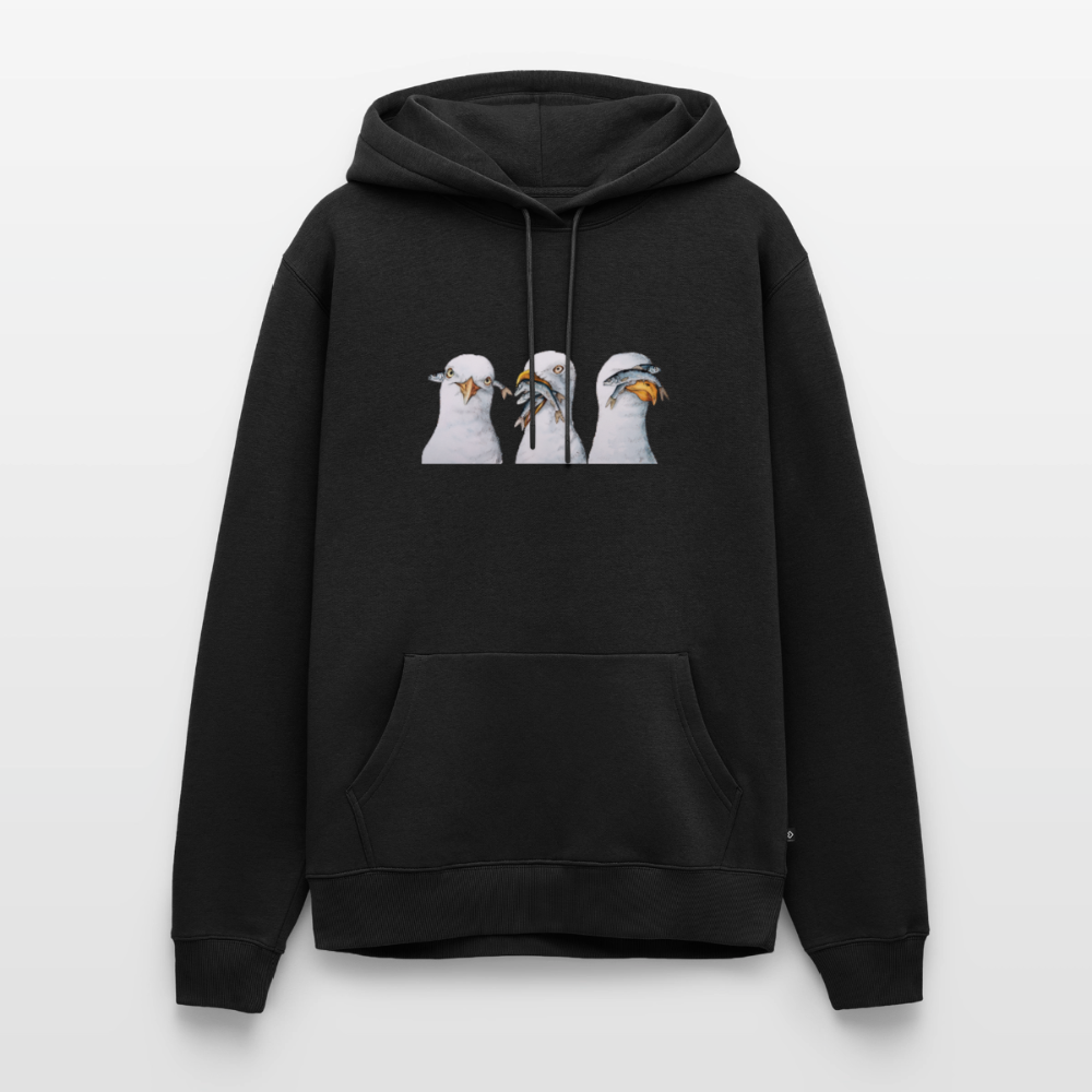 Drei Weise Möwen - Unisex Premium Hoodie - Schwarz