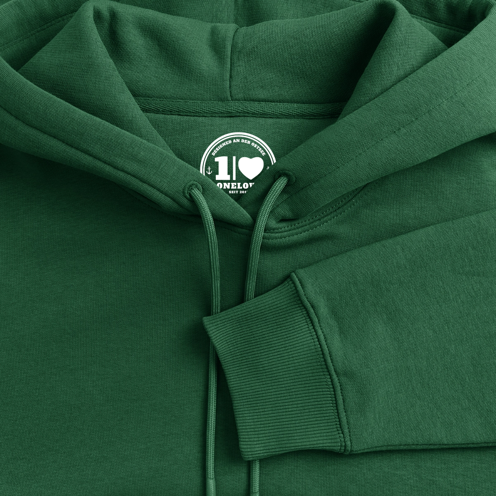 Moin Stick - Unisex Premium Hoodie - Flaschengrün