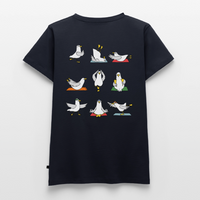 Yoga Möwen - Frauen Premium T-Shirt - Navy