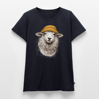 Schaf - Frauen Premium T-Shirt - Navy
