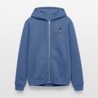Moin Möwe Stick - Unisex Premium Kapuzenjacke - Taubenblau