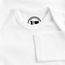 Strandkind - Baby Bio-Langarm-Body - Weiß