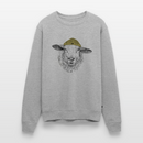 Wolle Schaf - Unisex Premium Pullover - Grau meliert