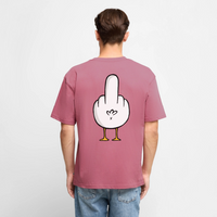 F**k You Möwe - Unisex Premium Oversized Bio T-Shirt - Mauve