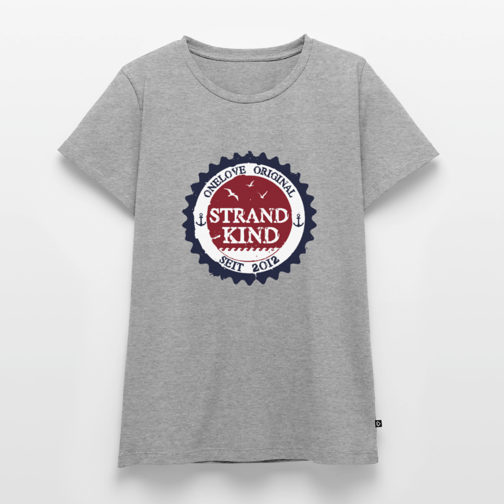 Strandkind Original - Frauen Premium T-Shirt - Grau meliert