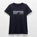 Meerverliebt Welle - Frauen Premium T-Shirt - Navy