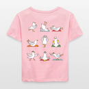 Yoga Möwen -  Relaxed Frauen Bio-T-Shirt - Hellrosa