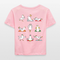 Yoga Möwen -  Relaxed Frauen Bio-T-Shirt - Hellrosa