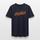 Strandkind - Männer Bio-T-Shirt mit V-Ausschnitt - Navy