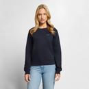 Moin Stick - Frauen Premium Pullover - Navy