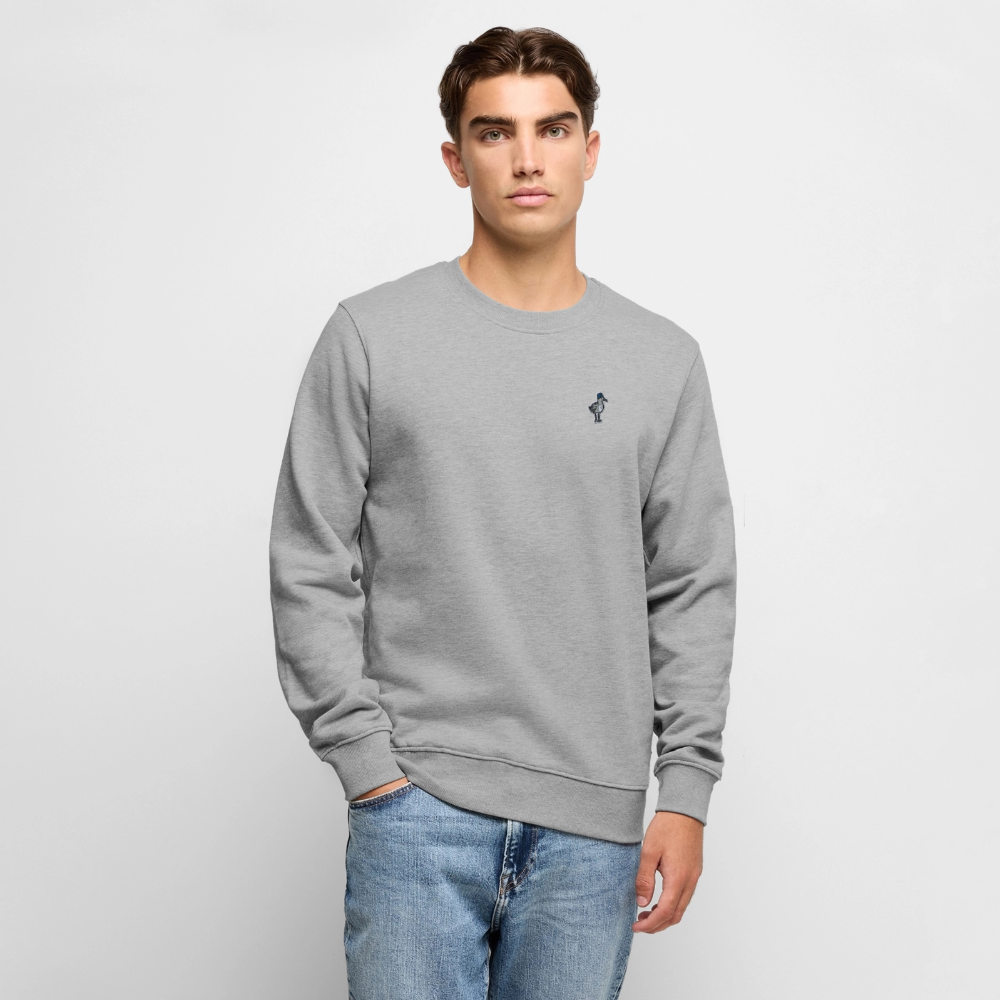 Hauk Stick - Unisex Premium Pullover - Grau meliert