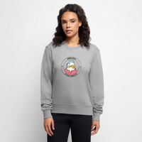 Team Dreist - Frauen Premium Pullover - Grau meliert