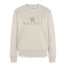 MEERCI Seashell - Frauen Premium Pullover - Beige