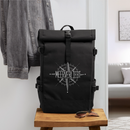 Nordkurs - Rolltop Rucksack - Schwarz