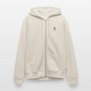 Gestickte Möwe - Unisex Premium Kapuzenjacke - Beige