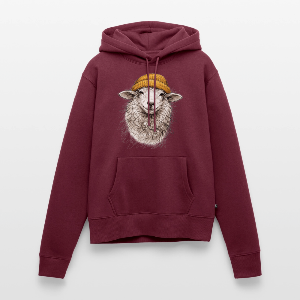 Schaf - Frauen Premium Hoodie - Burgunderrot