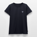 Wellenherz Stick - Frauen Premium T-Shirt - Navy