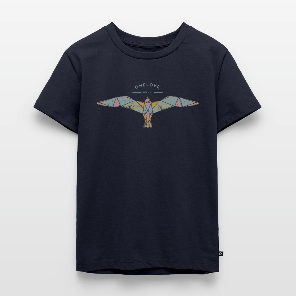 Vintage Möwe - Kinder Premium T-Shirt - Navy