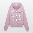Yoga Möwen - Frauen Premium Kapuzenjacke - Altrosa